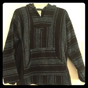 Blue/Black Drug Rug